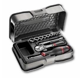 "Ključevi nasadni 5,5-13 mm prihvat 1/4"" 6-ugaoni 12/1 605 1/4 EB USAG"